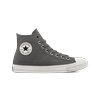 Sneaker CONVERSE "CHUCK TAYLOR ALL STAR WIDE", Gr. 39,5, sharkskin, vintage weiß, vintage weiß, Textil, sportlich, Schuhe