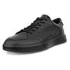 Sneaker ECCO "ECCO Move M", Herren, Gr. 40, schwarz, Leder, sportlich, Schuhe, Halbschuh, Freizeitschuh, Schnürschuh mit softem Schaftrand