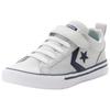 Sneaker CONVERSE "PRO BLAZE STRAP LEATHER EASY ON", Gr. 28, barely grau, navy, weiß, Leder, sportlich, Schuhe