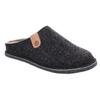 Pantoffel ROHDE "LUCCA", Damen, Gr. 37, grau (anthrazit), Filz, meliert, klassisch, Schuhe, Clog, Hausschuh, Homeslipper in melierter Optik