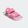 Badesandale ADIDAS SPORTSWEAR "ADILETTE SANDALE", Gr. 30, bliss pink, cloud weiß, clear pink, Synthetik, sportlich, Schuhe, mit Klettverschluss