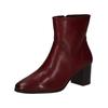 Stiefelette CAPRICE "Caprice Stiefelette Leder", Damen, Gr. 36, rot (bordeaux), Leder, casual, Schuhe