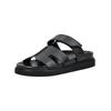 Pantolette PAVEMENT "Pavement Pantoletten Leder", Damen, Gr. 39, schwarz, Leder, casual, Schuhe