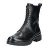 Schnürstiefelette TAMARIS "Tamaris Stiefelette Lederimitat", Damen, Gr. 36, schwarz, Lederimitat, casual, Schuhe