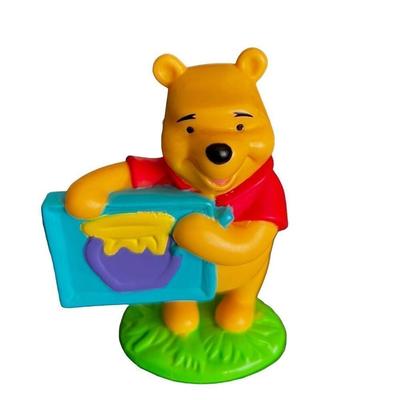 Disney Toys | Vintage 90s Disney Winnie The Pooh Mini Figure 3” | Color: Orange/Red | Size: Osbau