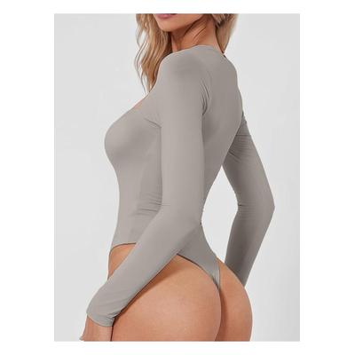 Langarm-Body mit quadratischem Ausschnitt Image