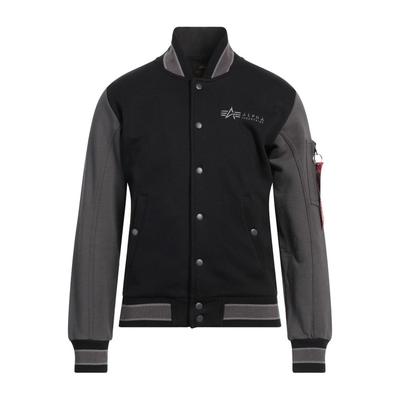 Sweatshirt Cotton, Polyester - Black - Alpha Industries Sweats