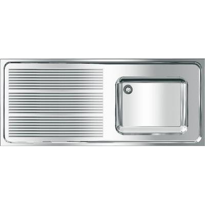 KWC Aquarotter Gewerbespüle, MAXIMA, Edelstahl, 1400x432x600 mm, Tropfteil links, 2000057700 2000057700 Image