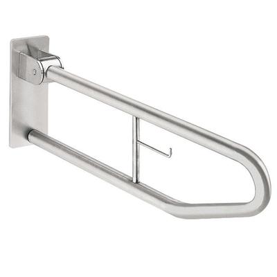 KWC Aquarotter Stützklappgriff, CONTINA, Edelstahl, 100x250x700 mm, WC-Rollenhalter, 2000057751 2000057751 Image