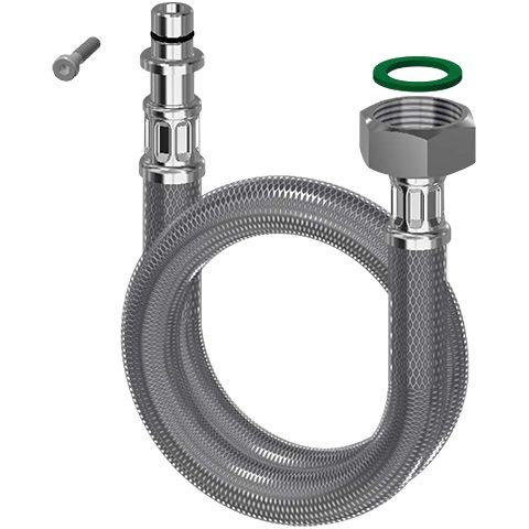 KWC Aquarotter Schlauch, F5, G3/4 und Steckfitting, 1200mm, DN10, gerade, 2030060321, 2030060321 2030060321 Image