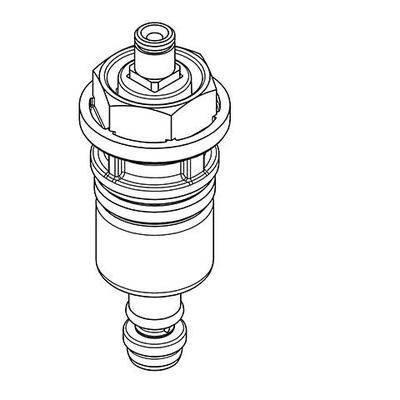 KWC Aquarotter Funktionsteil, AQUALINE, für WC-Spüler DN15, 2000104394, 2000104394 2000104394 Image