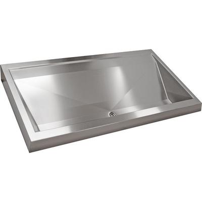 KWC Aquarotter Reihenwaschanlage, PRESTIGE, Edst., 2100x150x570 mm, 3 Waschplätze, 2000100789 2000100789 Image