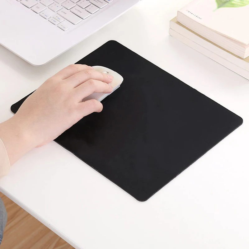 PU-Leder-Mauspad, wasserdicht, niedliche Schreibtischunterlage, einfarbig, Kawaii-Briefpapier, Desktop-Computer-Zubehör, Heim- und Bürobedarf Image