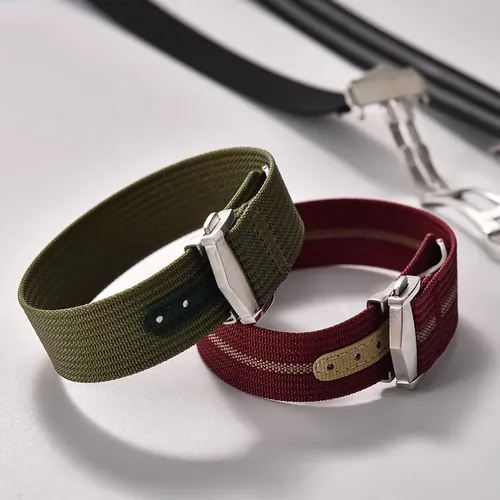 Bracelet de montre en toile et Nylon, 20mm, pour Omega X Swatch MoonSwatch pour Seiko hommes femmes Sport, étanche, boucle pliante