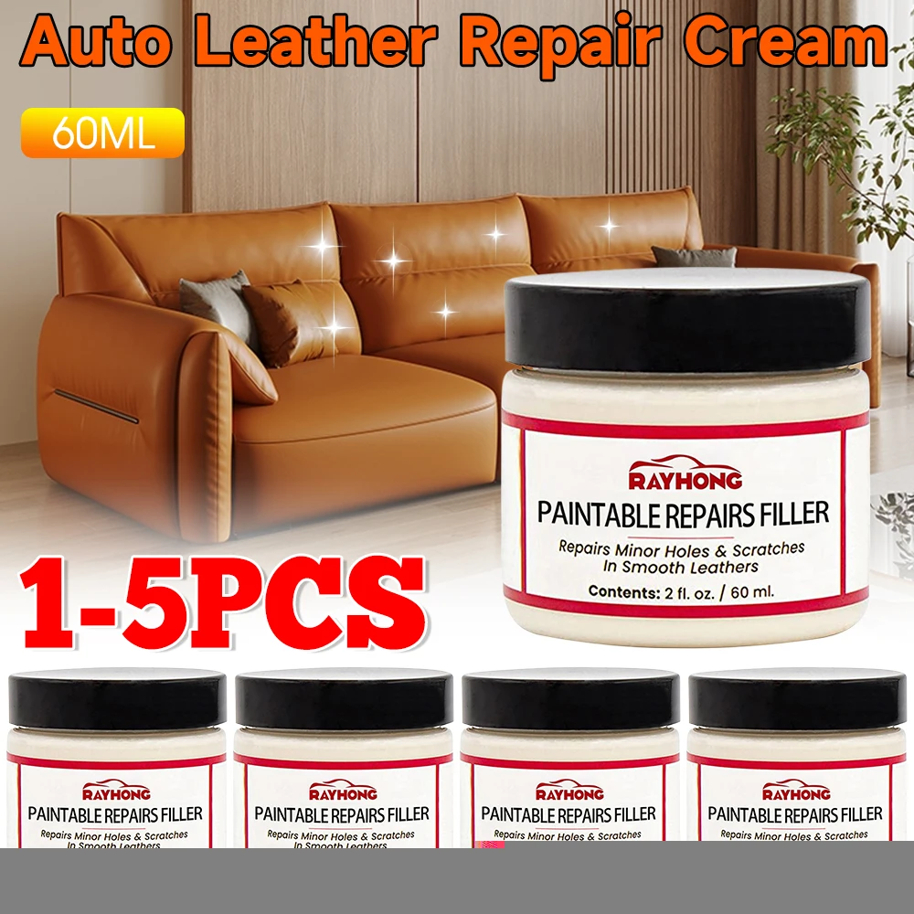 1-5PCS Leder Füllung Paste Füllung Paste Verbindung Auto Sitz Kratzer Reparatur Paste Conditioner Reiniger Riss Brennen Löcher füller ﻿ Image