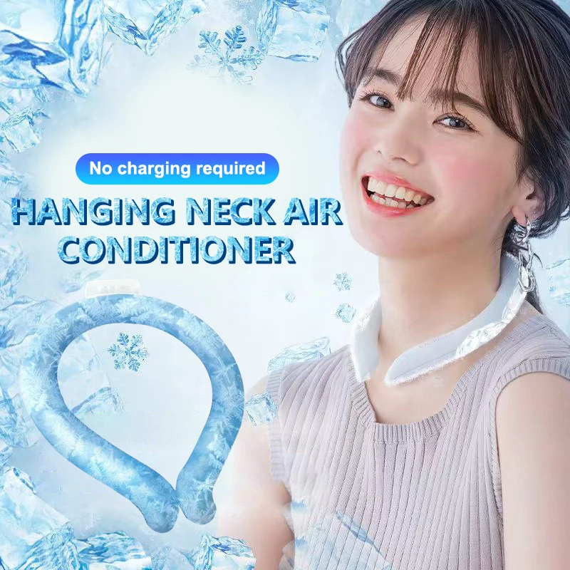 Outdoor Sommer Hals Kühler Camping Klettern Kühlung Neck Ring Outdoor Kühlung Werkzeug Für Camping Wandern Radfahren Laufen Angeln Image