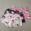 25/26 Sommer Special Edition Mode Y2k Harajuku Hello Kitty Strandshorts Damen Casual Niedliche 3D-gedruckte Shorts