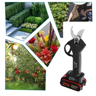 21V Elektrische Schere Cordless Elektrische Pruner Gartenschere Effiziente Obst Baum Bonsai Beschneiden Zweige Cutter Landschaftsbau Werkzeug