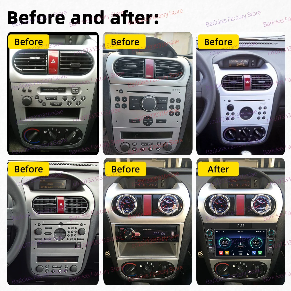 Autoradio Head Unit 2 Din Android Radio for Opel Tigra TwinTop 2004-2009 Carplay Android Auto 7" Car Multimedia GPS Navigation