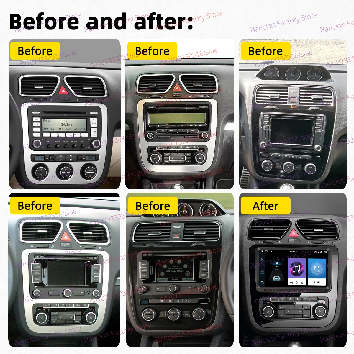 Autoradio Head Unit 2Din Android Radio for VW Volkswagen Scirocco 3 III MK3 2009-2018 Carplay Android Auto 9" Car Multimedia GPS