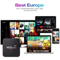 TV Box Android IPTV 10 Supporto Video HD 4k 2.4G/5G WiFi Bluetooth H.256 Lettore multimediale video 3D Home Theater TV Set Top Box