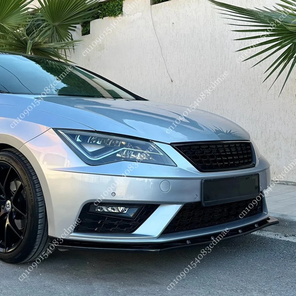 Per Seat Leon 5F MK3 SC ST CUPRA FR TDI TSI TGI S/S 2012-2020 Paraurti Anteriore Splitter Spoiler Gonna Lip Diffusore Guard Body Kit