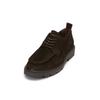 Schlupfboots MARC O'POLO "aus weichem Veloursleder", Damen, Gr. 44, braun (coffee), Obermaterial: 100% Leder (Rind), unifarben, Schuhe