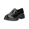 Slipper REGARDE LE CIEL "Regarde Le Ciel Slipper Leder", Damen, Gr. 38, schwarz, Leder, casual, Schuhe