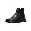 Stiefelette FLY LONDON "Fly London Stiefelette Leder/Textil", Damen, Gr. 37, schwarz, Leder, Textil, casual, Schuhe