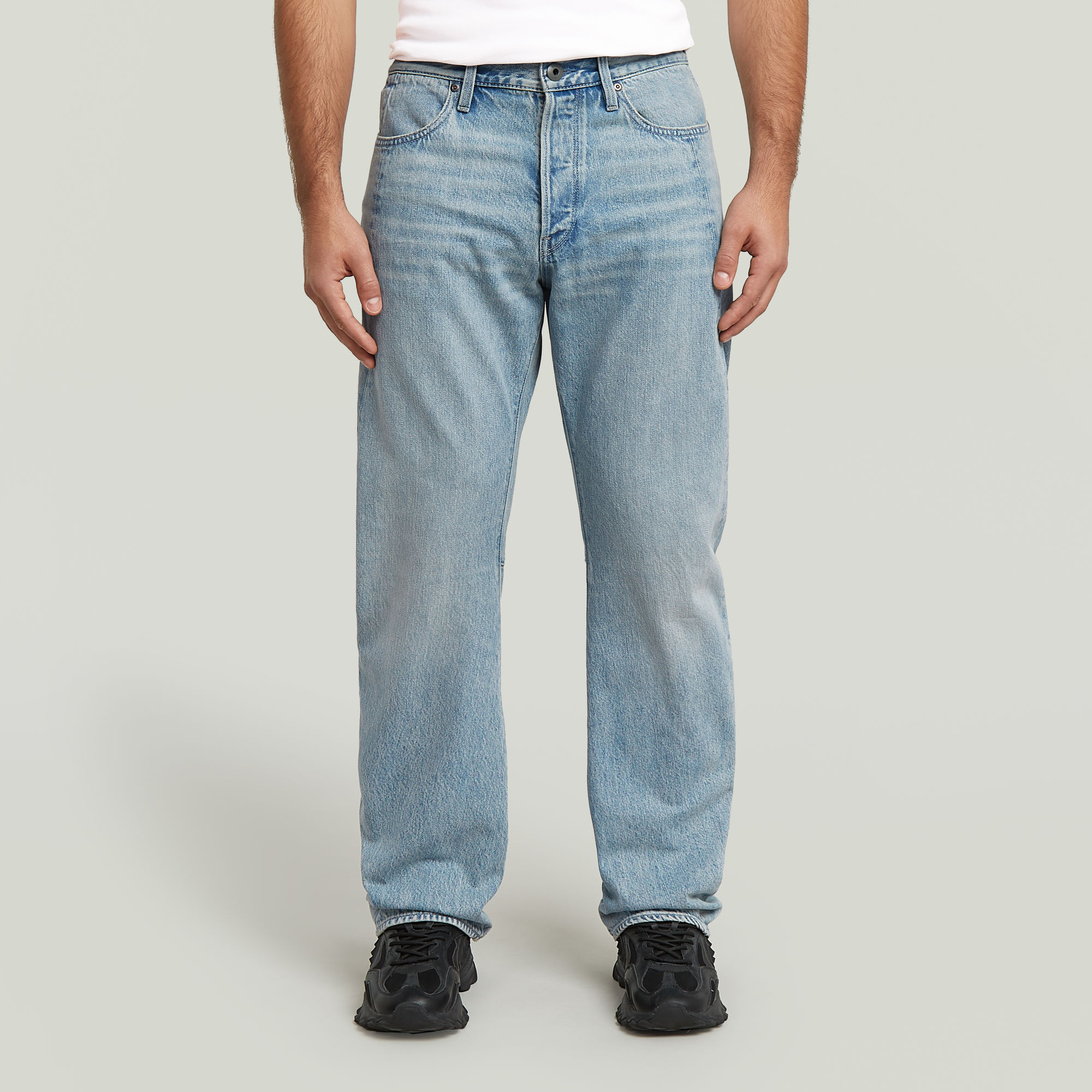 5-Pocket-Jeans G-STAR "Contor 3D Regular", Herren, Gr. 33, Länge 32, blau (sun faded pacific blau), Denim/Jeans, Obermaterial: 100% Baumwolle, straight fit normal, Jeans 5-Pocket-Jeans, Straight Fit, Baumwoll-Denim