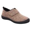 Hausschuh ROHDE "OLBIA", Damen, Gr. 40, beige (natur), Filz, meliert, klassisch, Schuhe, Homeslipper, Wohlfühlschuh mit Klettverschluss