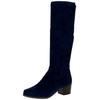 Overkneestiefel CAPRICE "Caprice Stiefel Textil", Damen, Gr. 38,5, blau (navy), Textil, casual, Schuhe
