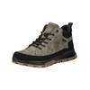Schnürstiefelette RIEKER "Rieker Stiefelette Lederimitat", Damen, Gr. 43, schwarz (schwarz, braun), Lederimitat, casual, Schuhe