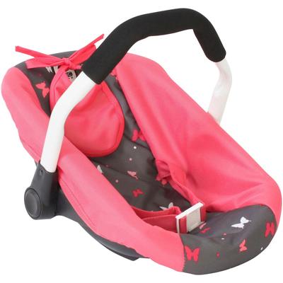 Puppen Autositz CHIC2000 "für Puppen bis Größe 50 cm", bunt (butterfly), Puppenausstattungen, KinderB:31cm H:32cm T:45cm, Stahl, Polyester, Kunststoff, B:31cm H:32cm T:45cm