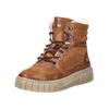 Sneaker MUSTANG SHOES "Mustang Shoes Sneaker Lederimitat", Damen, Gr. 37, braun (cognac), Lederimitat, casual, Schuhe