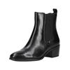 Stiefelette TAMARIS "Tamaris Stiefelette Leder/Textil", Damen, Gr. 38, schwarz, Leder, Textil, casual, Schuhe