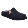 Pantoffel ROHDE "H.MERAN", Herren, Gr. 44, blau (dunkelblau), Veloursleder, klassisch, Schuhe, Hausschuh, Pantoffel, Homeslipper zum Schlupfen