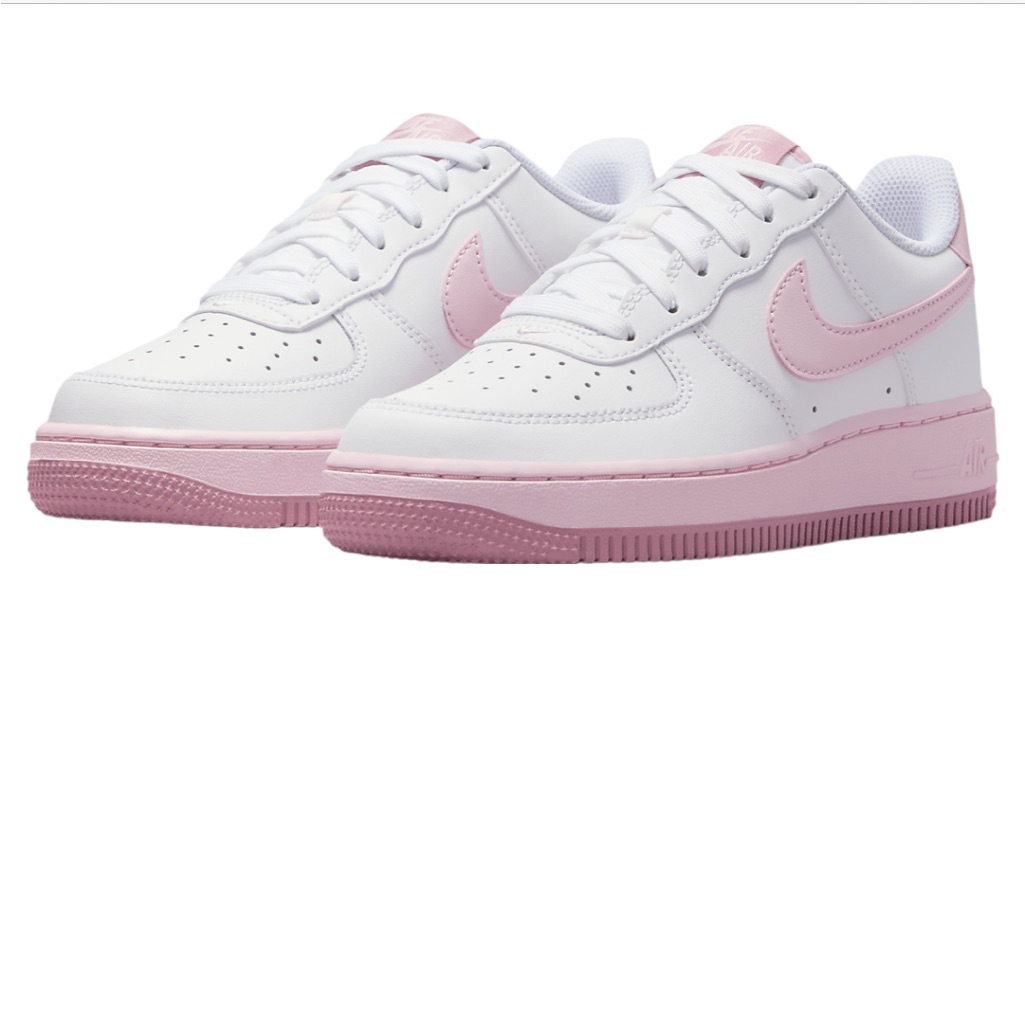 Nike Shoes | “Nike Force” Girls Nike Sneakers Leather | Color: Pink | Size: 11g