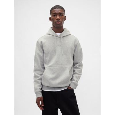 Gap Grey Relaxed Mini Logo Hoodie