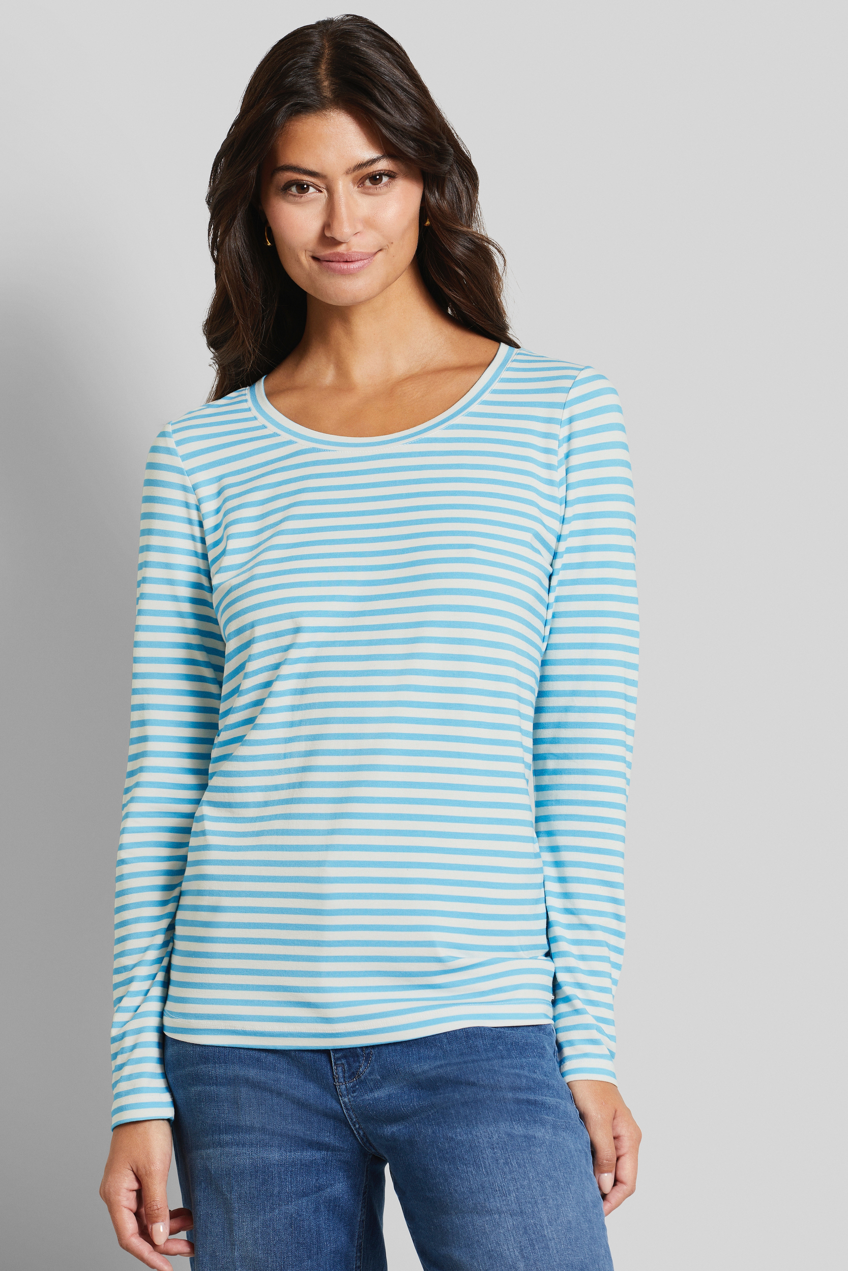 Bugatti Damen Langarmshirt mit Streifen Image