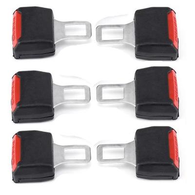 6pcs Car Seat Belt Clip Extension Plug Car Safety Seat Lock Buckle Seatbelt Clip Extender Converter Accessories