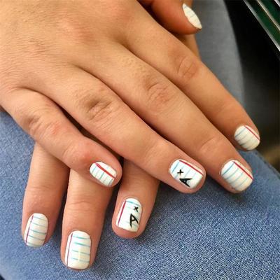 24 Pcs Halloween Press on Nails Long Stiletto Fake Nails Red Black Gradient False Nails with 3D Design Goth Acrylic Nails Press ons Halloween Glue on Nails Full Cover Reusable Stick on Nails for Women
