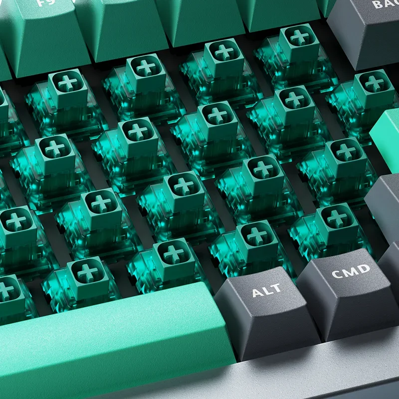 Kailh Box Midnight Jade Tastaturschalter Clicky Maßgeschneiderte Hot Swap Heavy Handfeel Switches für mechanische Gaming-Tastatur Image