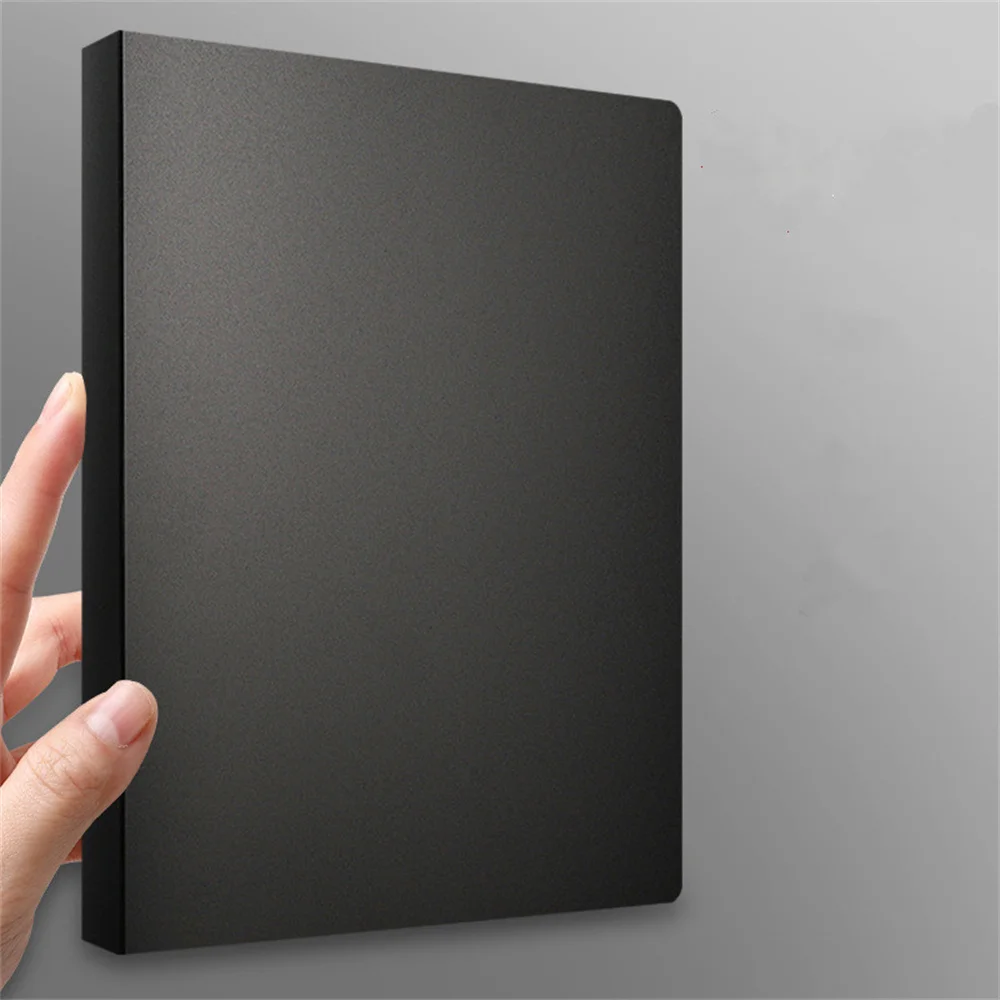 A4 Binder D-Type Punch Folder Office Storage File Ring Waterproof Test Paper Data Storage Folder 4 Hole Binder Learning Supplies
