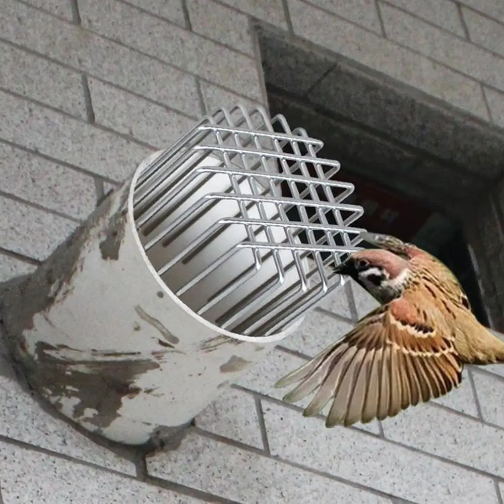 Robuster runder Dachbodenablauf aus Edelstahl für Balkon, Entwässerungsabdeckung, blockierend, große Verdrängung, Regenrohrkappe auf dem Dach Image