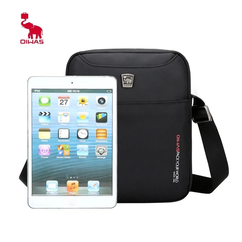 OIWAS Umhängetasche für Herren, kleine Herrentasche, Mini-Schultertasche, Handy-Umhängetasche, Crossbody-Geldbörse für Reisen, Arbeit, Schule Image