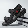 2025, neue Herren-Sommersandalen, atmungsaktiv, leicht, bequem, Outdoor-Strand-Freizeitschuhe mit verstellbaren Trägern, Größen 38–48