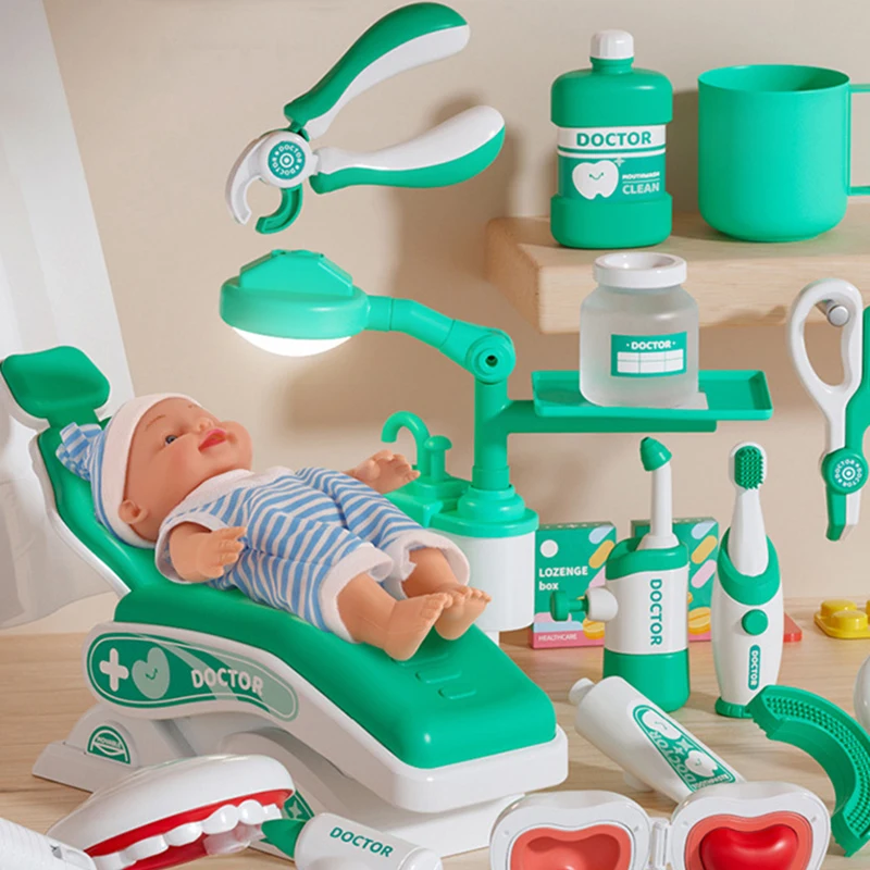 Neue Arzt Spielzeug Set Rolle Spielen Simulation Medizinische Kinder Szene Spiel Krankenschwester Werkzeuge Medizinische Institution Spielzeug Geschenke Image