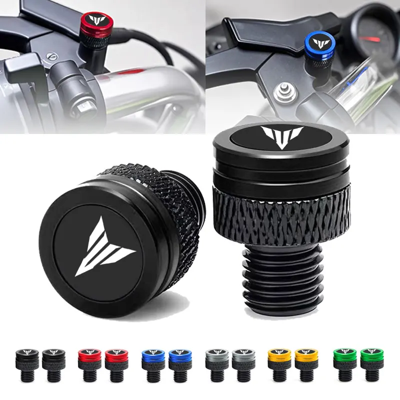 Für Yamaha MT07 MT09 MT10 MT15 MT 07 09 10 SP FZ09 FZ07 Motorrad Zubehör M10 * 1,25 Rückspiegel Loch stecker Schraube Schrauben Abdeckung Image