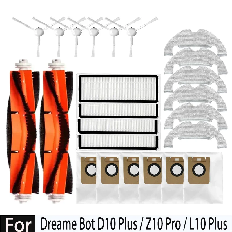 Für Zubehör Dreame Bot D10 Plus RLS3D Roboter Staubsauger Hepa-Filter Mopp Hauptseite Pinsel Staubbeutel Ersatzteile Image